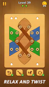 Screw Nuts - Wood Bolts screenshot