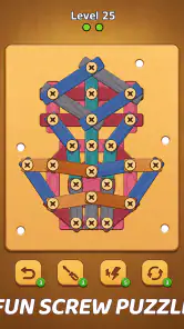 Screw Nuts - Wood Bolts screenshot