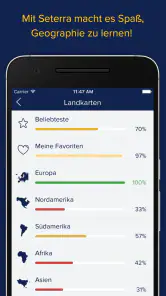 Seterra Erdkunde screenshot