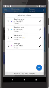 ShiftCal+ Dienstplan Kalender screenshot