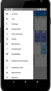 ShiftCal+ Dienstplan Kalender screenshot