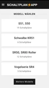 Simson Schaltplan App screenshot
