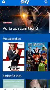 Sky Go screenshot