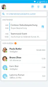 Skype for Business for Android screenshot