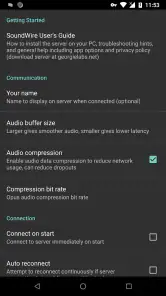 SoundWire Full-Audio Streaming screenshot