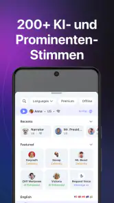 Speechify: KI-Vorlese-App screenshot