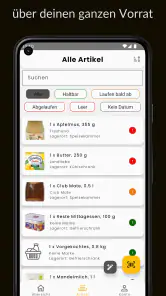 Speisekammer: Vorrat verwalten screenshot