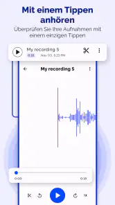 Sprachrekorder - Sprachmemos screenshot