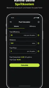 Spritrechner: Verbrauch screenshot