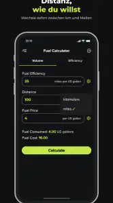 Spritrechner: Verbrauch screenshot
