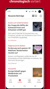SRF News - Nachrichten screenshot