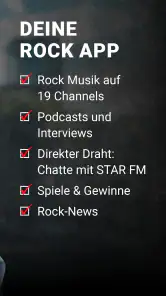 STAR FM – die Rock-App screenshot