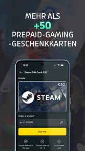Startselect: Geschenkkarten screenshot