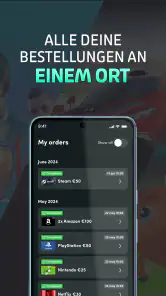 Startselect: Geschenkkarten screenshot