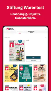 Stiftung Warentest screenshot