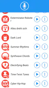 Stimmwandler mit Effekten screenshot