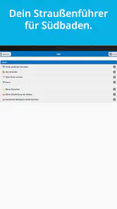 Straußenführer Südbaden screenshot