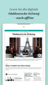 Süddeutsche Zeitung screenshot
