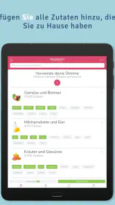 Supercook-Rezeptgenerator screenshot