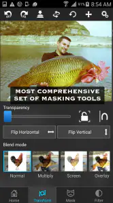 Superimpose screenshot