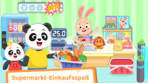 Supermarkt Kinder Einkauf Spaß screenshot