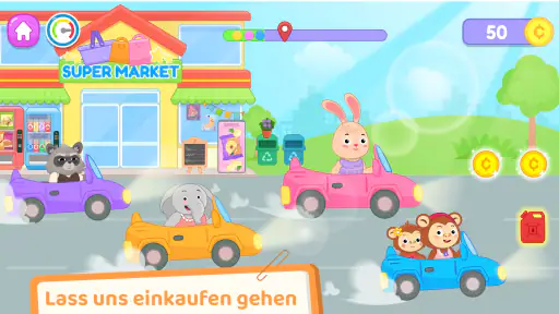 Supermarkt Kinder Einkauf Spaß screenshot