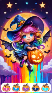 Süße Halloween-Farbe screenshot