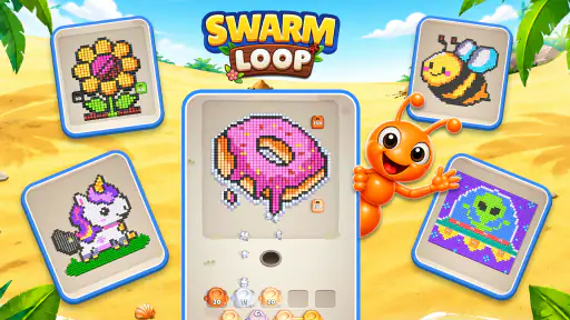 Swarm Loop: Block Rush screenshot