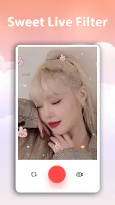 Sweet Live Filter Face Camera screenshot