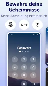 Tagebuch Journal mit Passwort screenshot