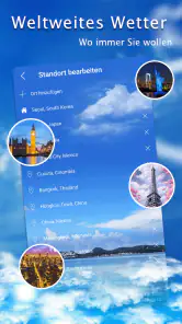 Tägliche Wettervorhersage screenshot