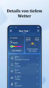 Tägliche Wettervorhersagen screenshot
