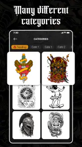 Tattoo Designs App, Tätowierer screenshot