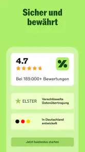 Taxfix: Online Steuererklärung screenshot