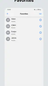 Telefon screenshot