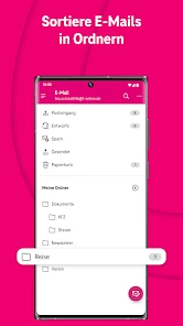TELEKOM MAIL APP visual data 2