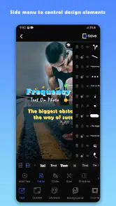 Text auf Foto -Bildbearbeitung screenshot