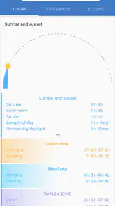 The Frog: Wetter-App screenshot