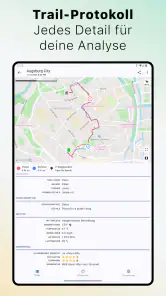 The Mantrailing App screenshot