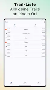 The Mantrailing App screenshot