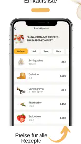 Thiru Rezepte & Einkaufsliste screenshot