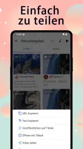 TikSaver: Kein Wasserzeichen screenshot