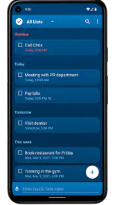 To Do Liste screenshot
