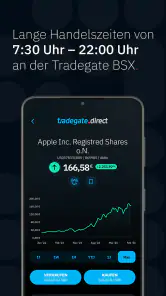 tradegate.direct – Trading-App screenshot