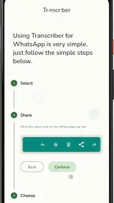 Transcriber for WhatsApp screenshot
