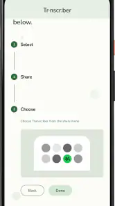 Transcriber for WhatsApp screenshot