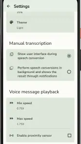 Transcriber for WhatsApp screenshot
