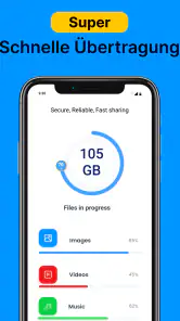 Transferir datos de archivos screenshot