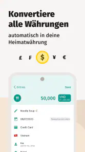 TravelSpend Reisekosten Budget screenshot