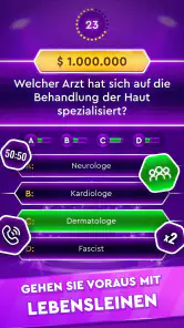 Trivia-Spiel: Millionär Quiz screenshot